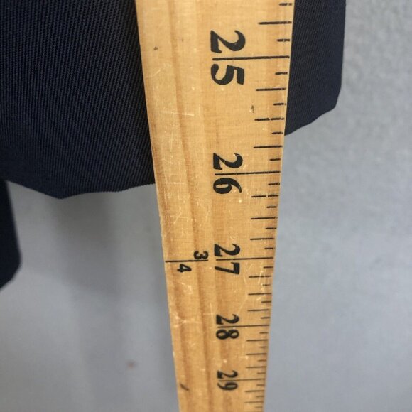 Vintage Pioneer Wear Blazer Mens 48 Navy Blue Western Sport Coat Jacket Office - Picture 5 of 16